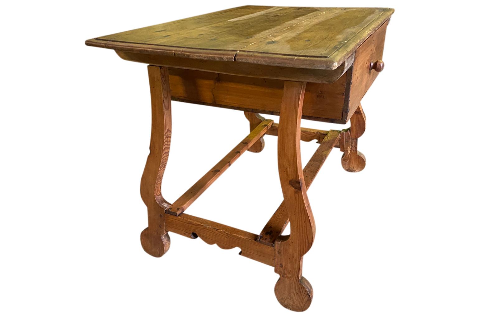 Pine Mid-19th Century French Side Table