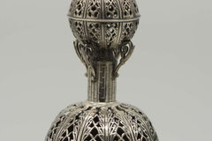 Mid-19th Century French Silver Torah Finials 'Rimmonim'