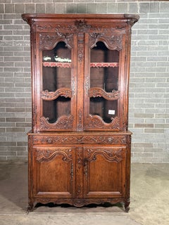 Mid 19th Century French Walnut China Buffet