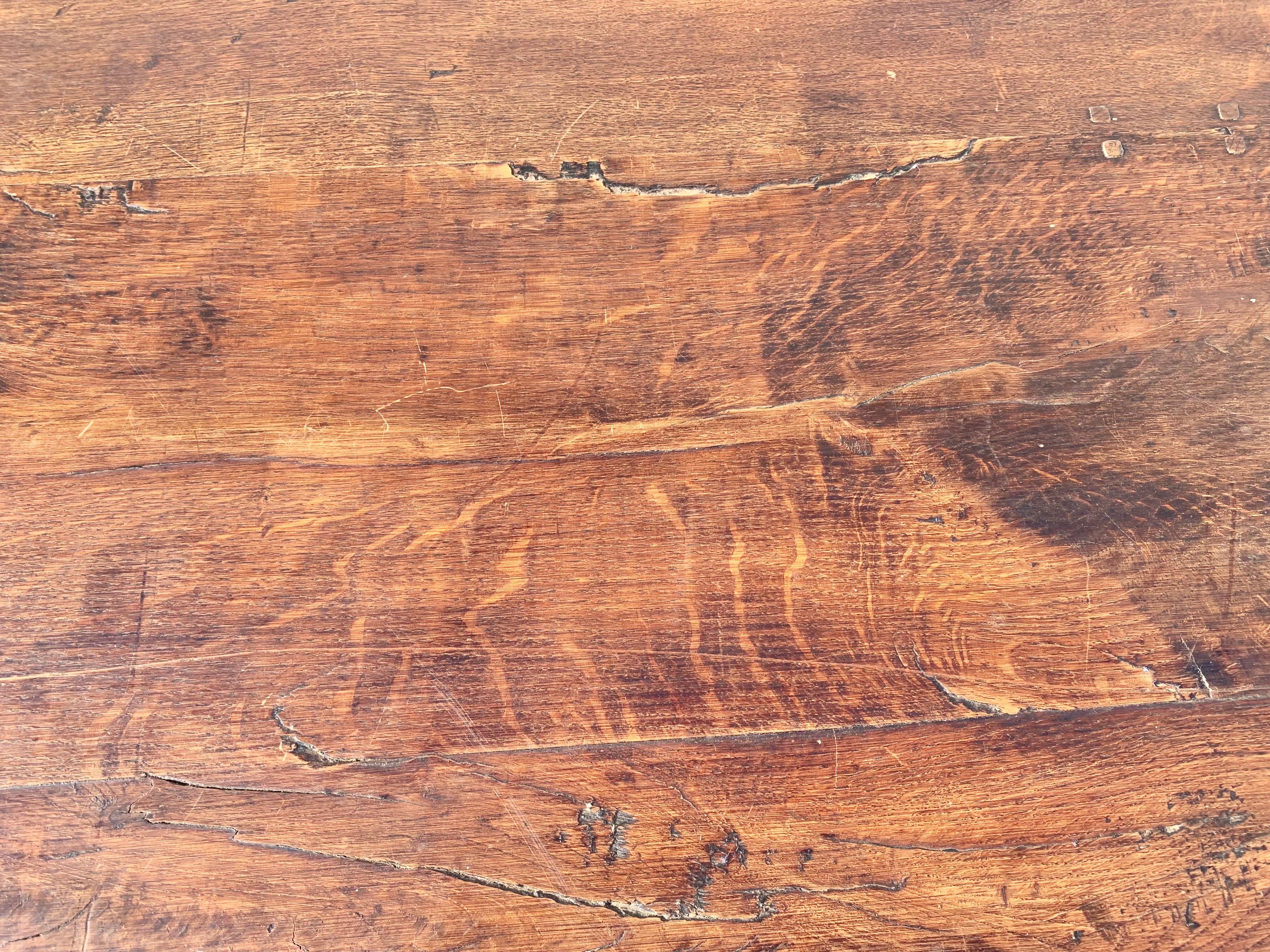 Mid 19th Century French Walnut Monastery Dining Table 5