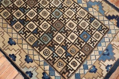 Mid 19th Century Geometric Chinese Rug