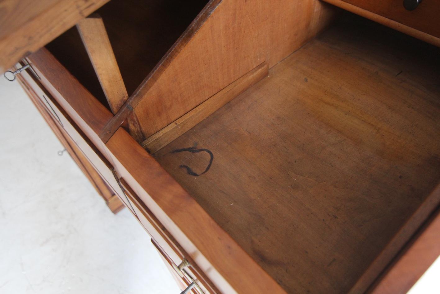 Mid 19th Century German Biedermeier Cherrywood Standing Desk For Sale 9