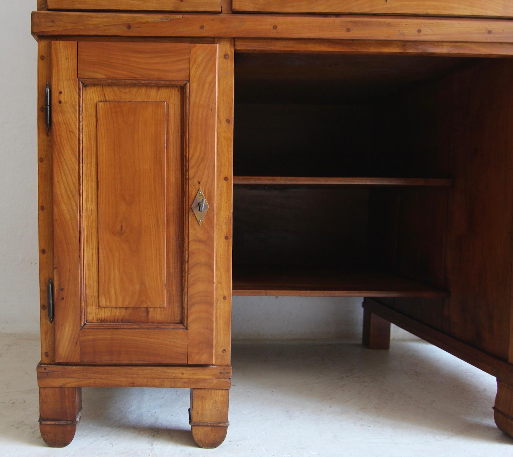 Mid 19th Century German Biedermeier Cherrywood Standing Desk For Sale 13