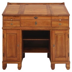 Antique Mid 19th Century German Biedermeier Cherrywood Standing Desk