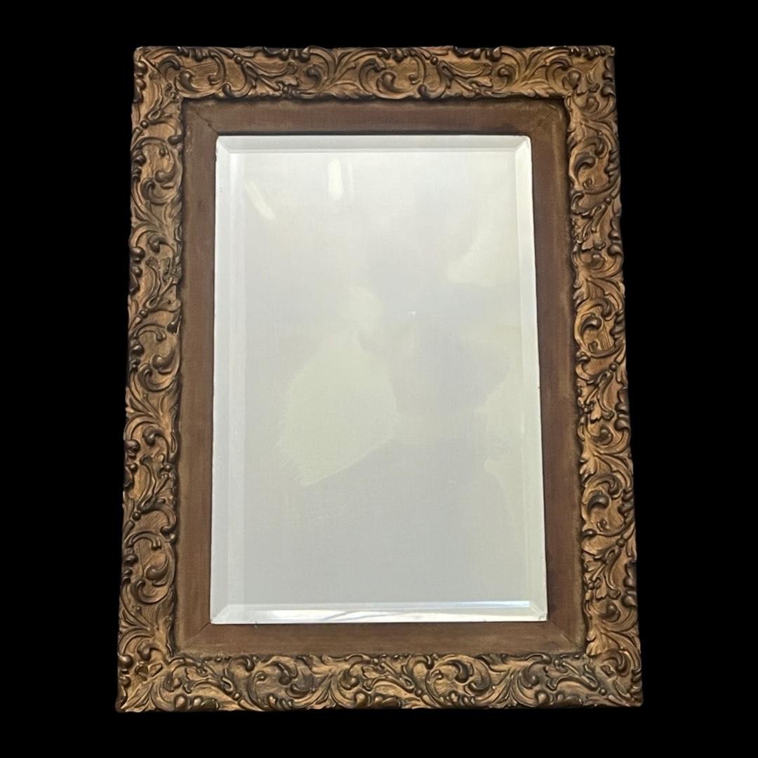 Mid 19th Century Gesso Gilded French Mirror For Sale 3