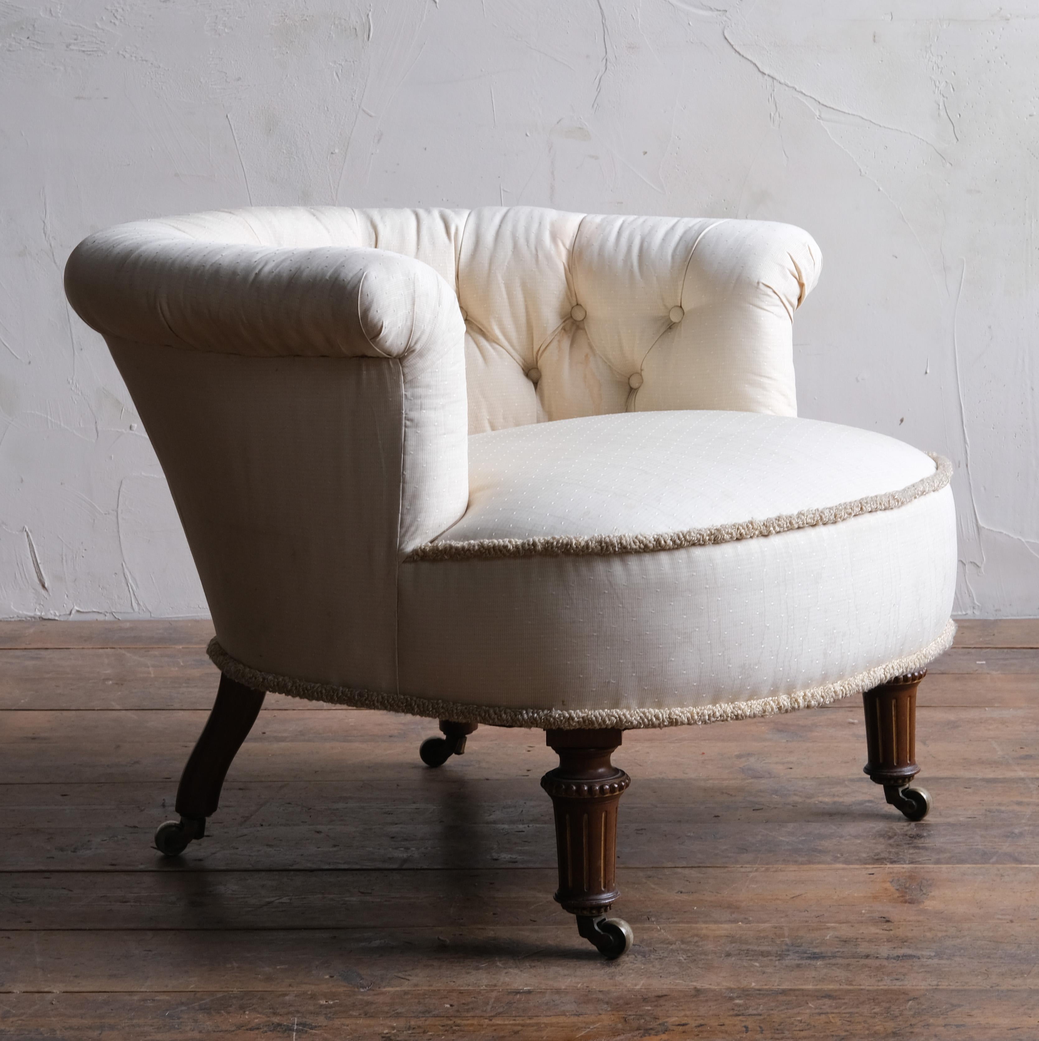 Victorian Mid 19th Century Gillows Tub Armchair