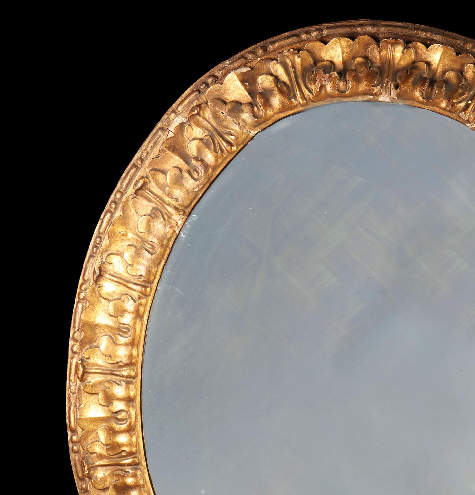 Italian Mid-19th Century Giltwood Mirror