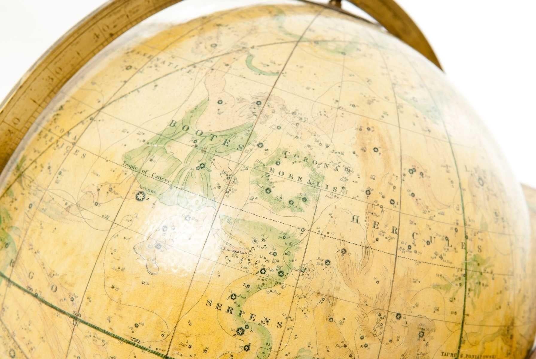 Mid 19th Century Globes by Wyld, London, 1847 In Good Condition For Sale In Lincolnshire, GB