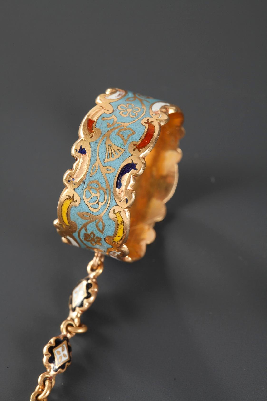 Mid-19th Century Gold Vinaigrette and Ring For Sale 10