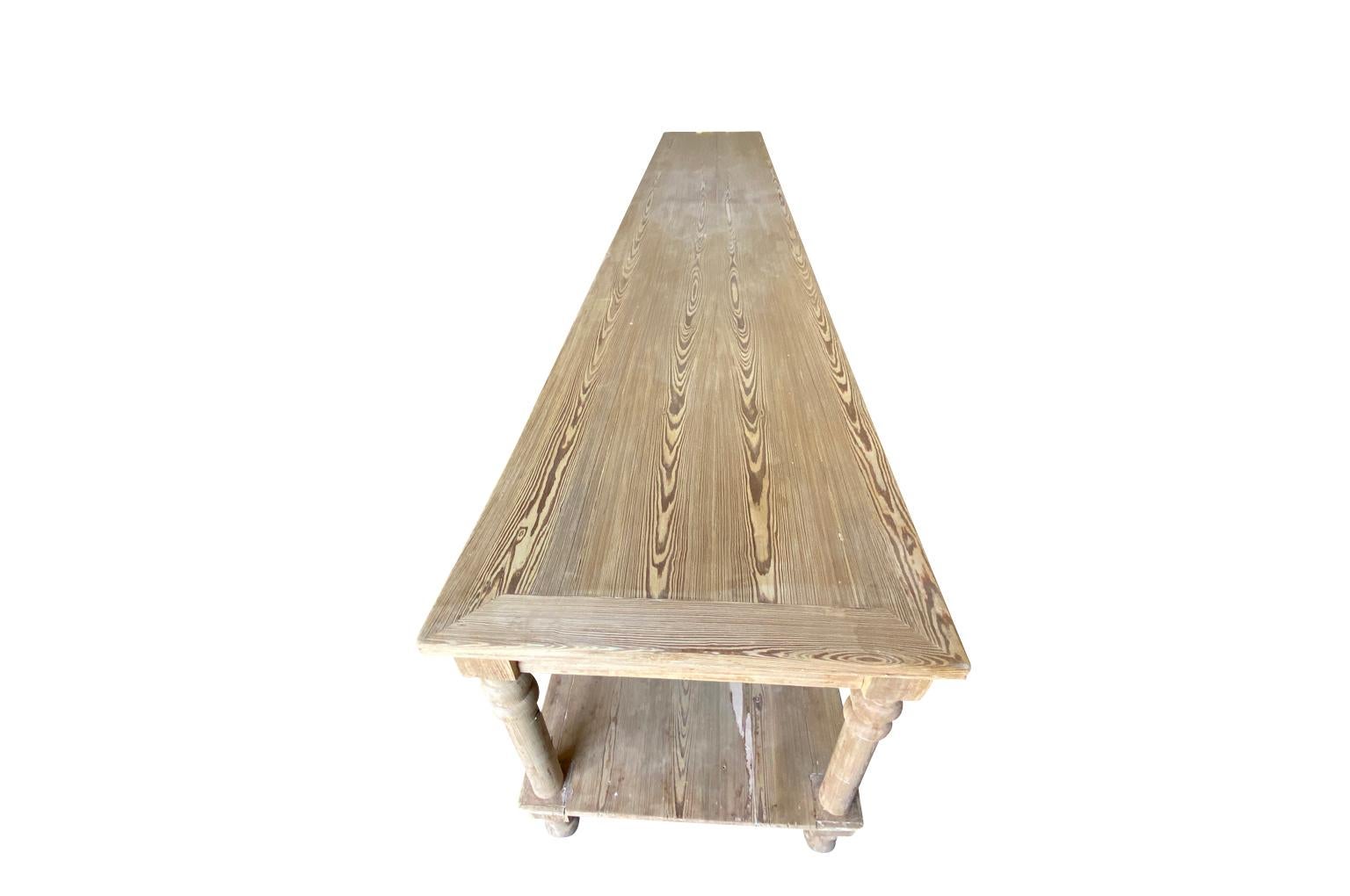 Pine Mid-19th Century Grand Scale Draper's Table For Sale