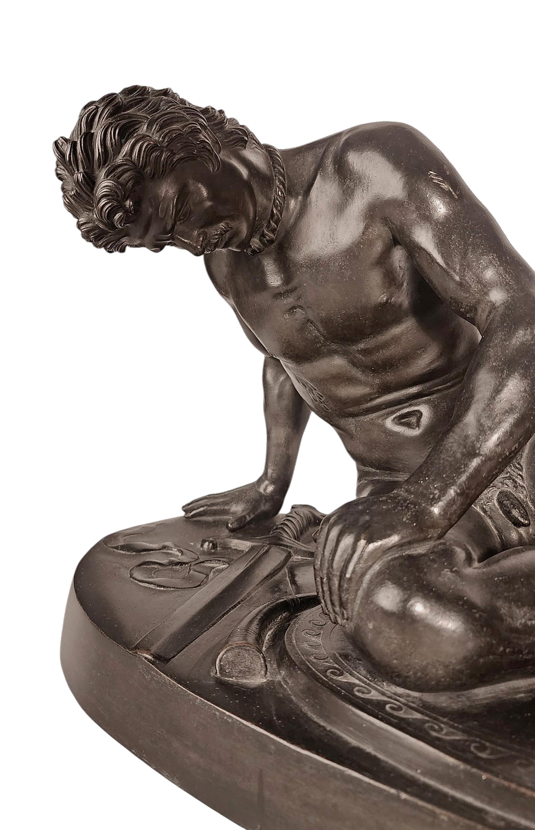 Mitte des 19. Jahrhunderts Grand Tour Bronzeskulptur 
