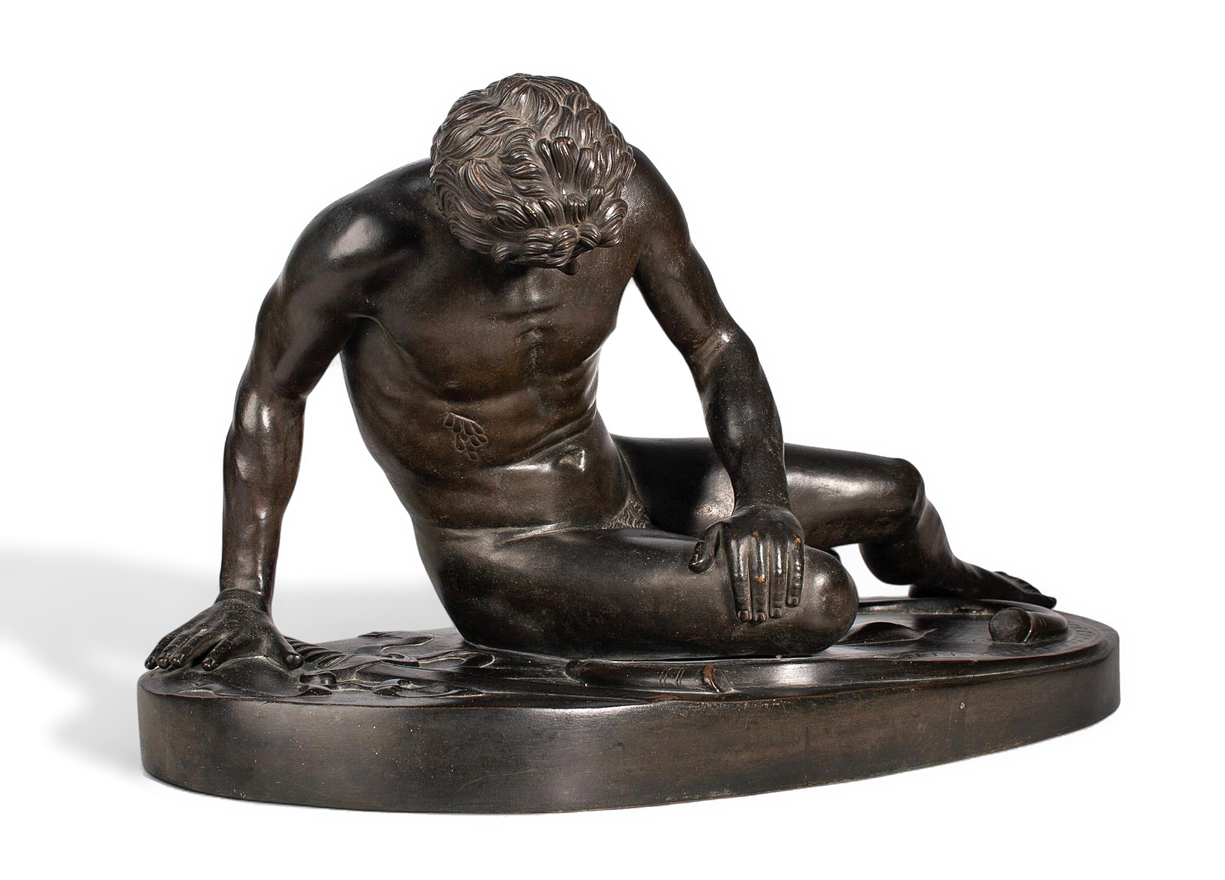 Mitte des 19. Jahrhunderts Grand Tour Bronzeskulptur 