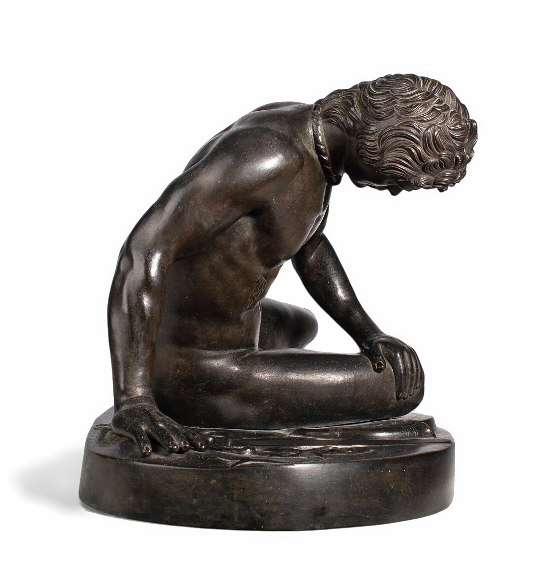 Mitte des 19. Jahrhunderts Grand Tour Bronzeskulptur 