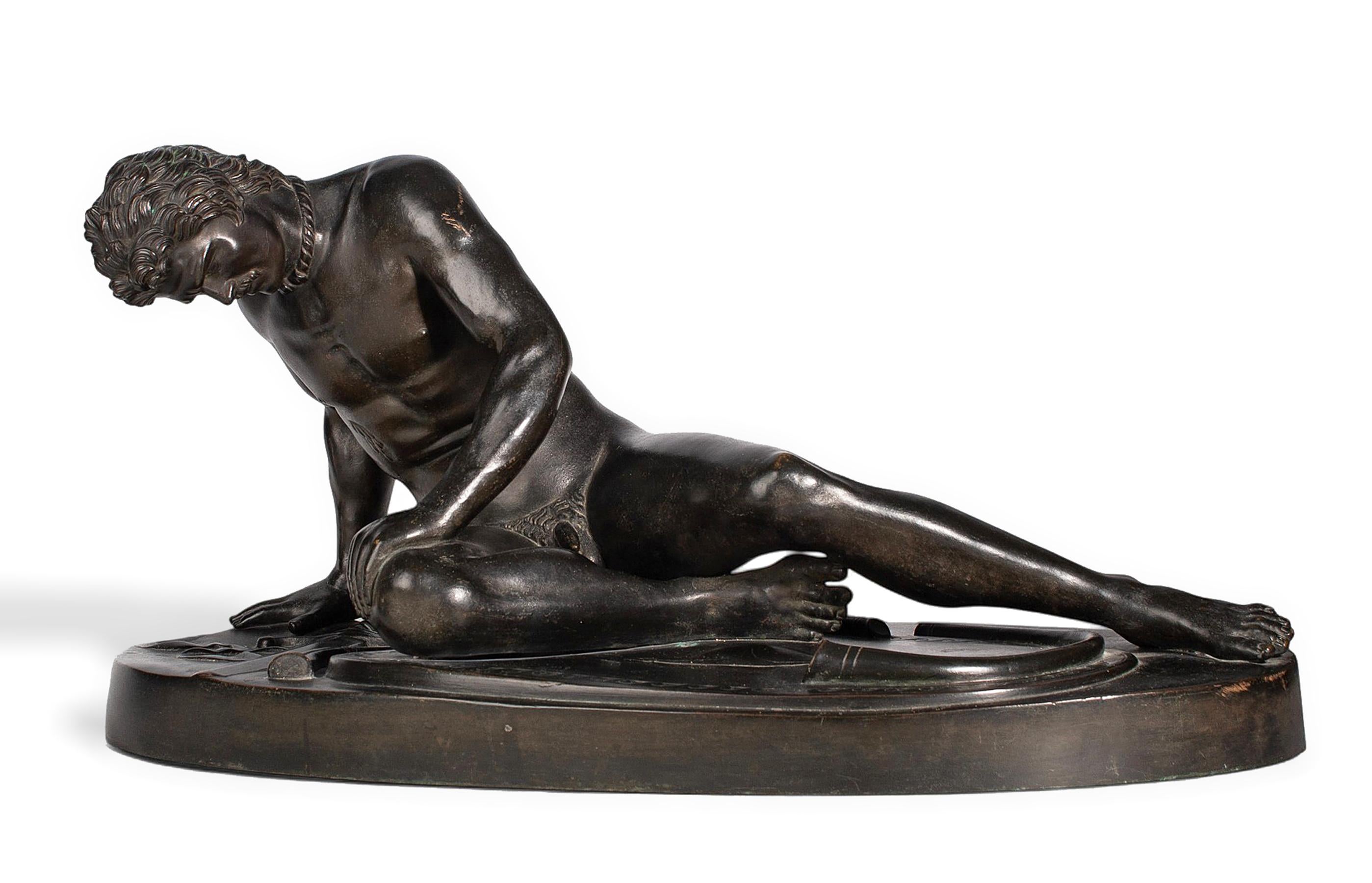 Mitte des 19. Jahrhunderts Grand Tour Bronzeskulptur 