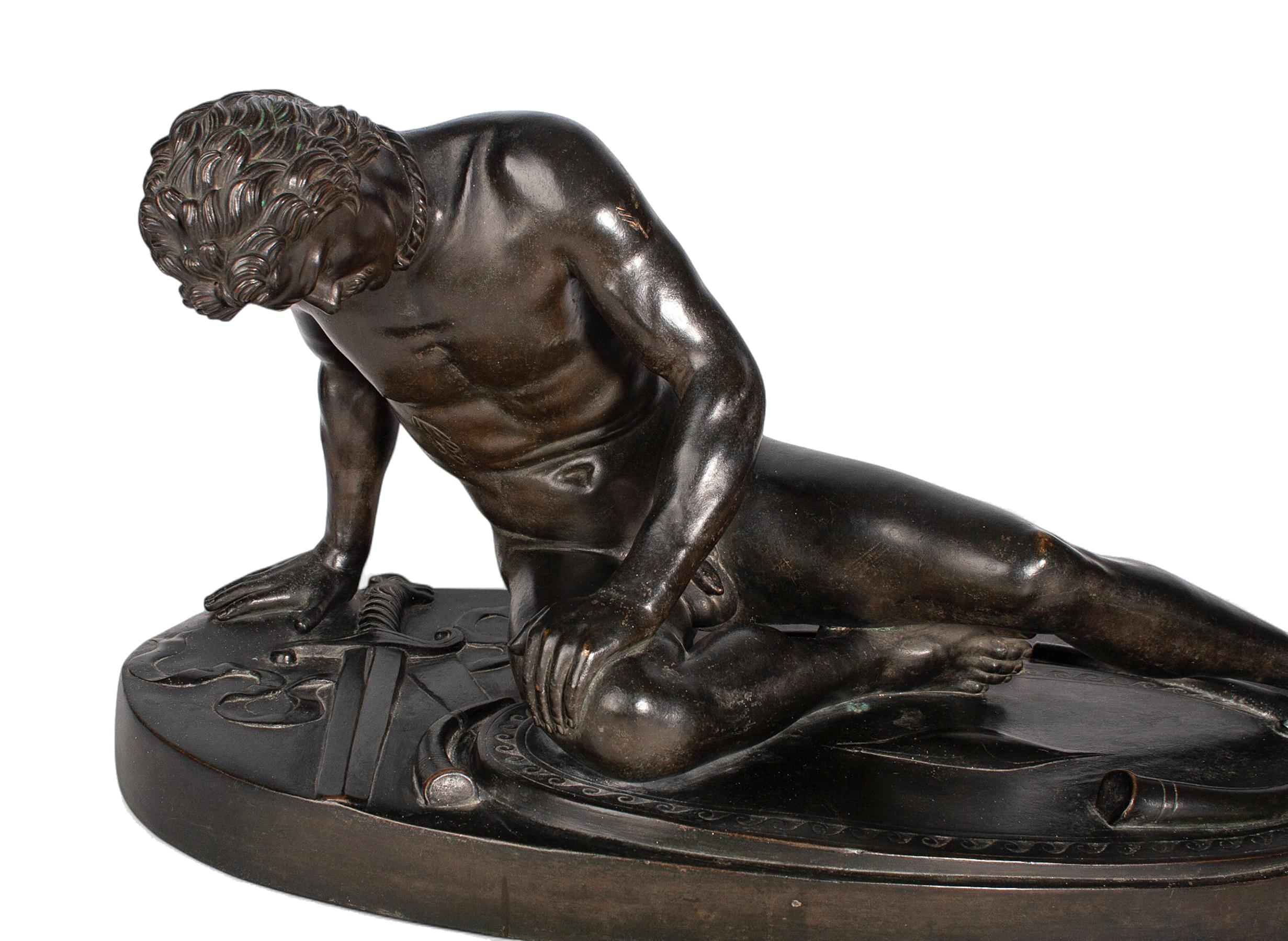 Mitte des 19. Jahrhunderts Grand Tour Bronzeskulptur 