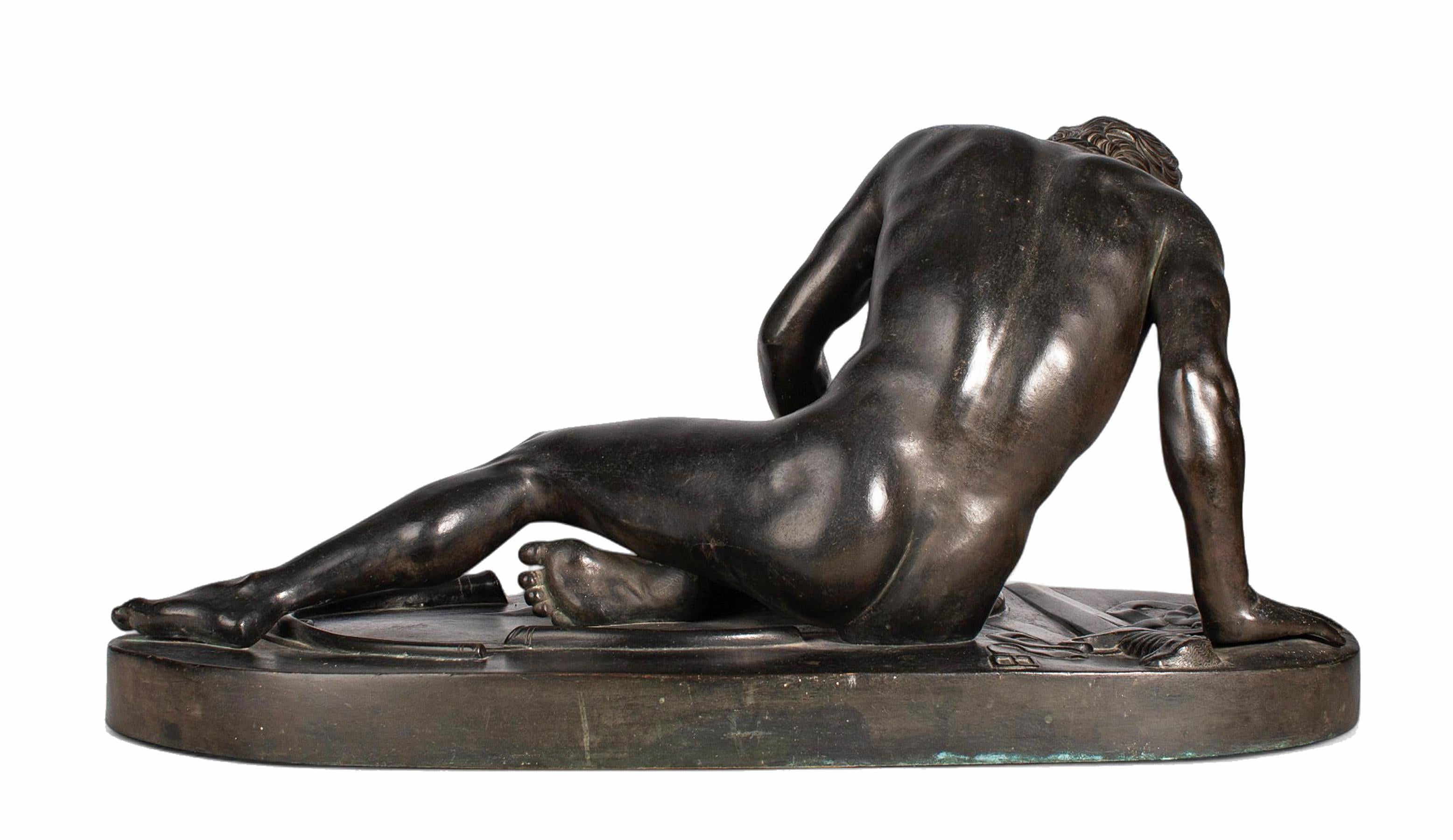Mitte des 19. Jahrhunderts Grand Tour Bronzeskulptur 