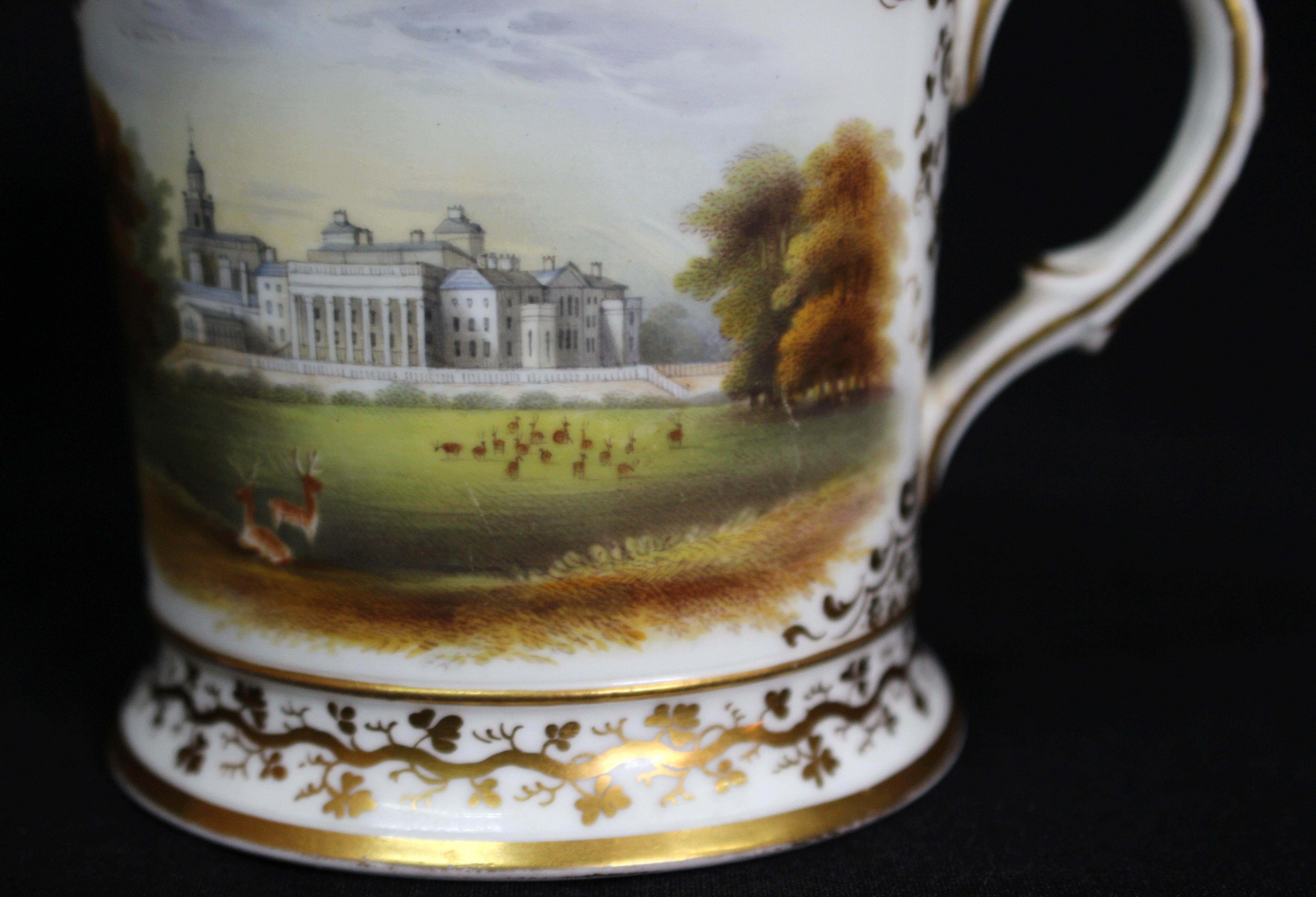 Mid-19th Century Hand-Painted Worcester Porcelain Mug George Sparks 5