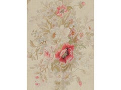 Mid 19th Century - Napoleon III Period - Antique Aubusson Wool & Silk Rug