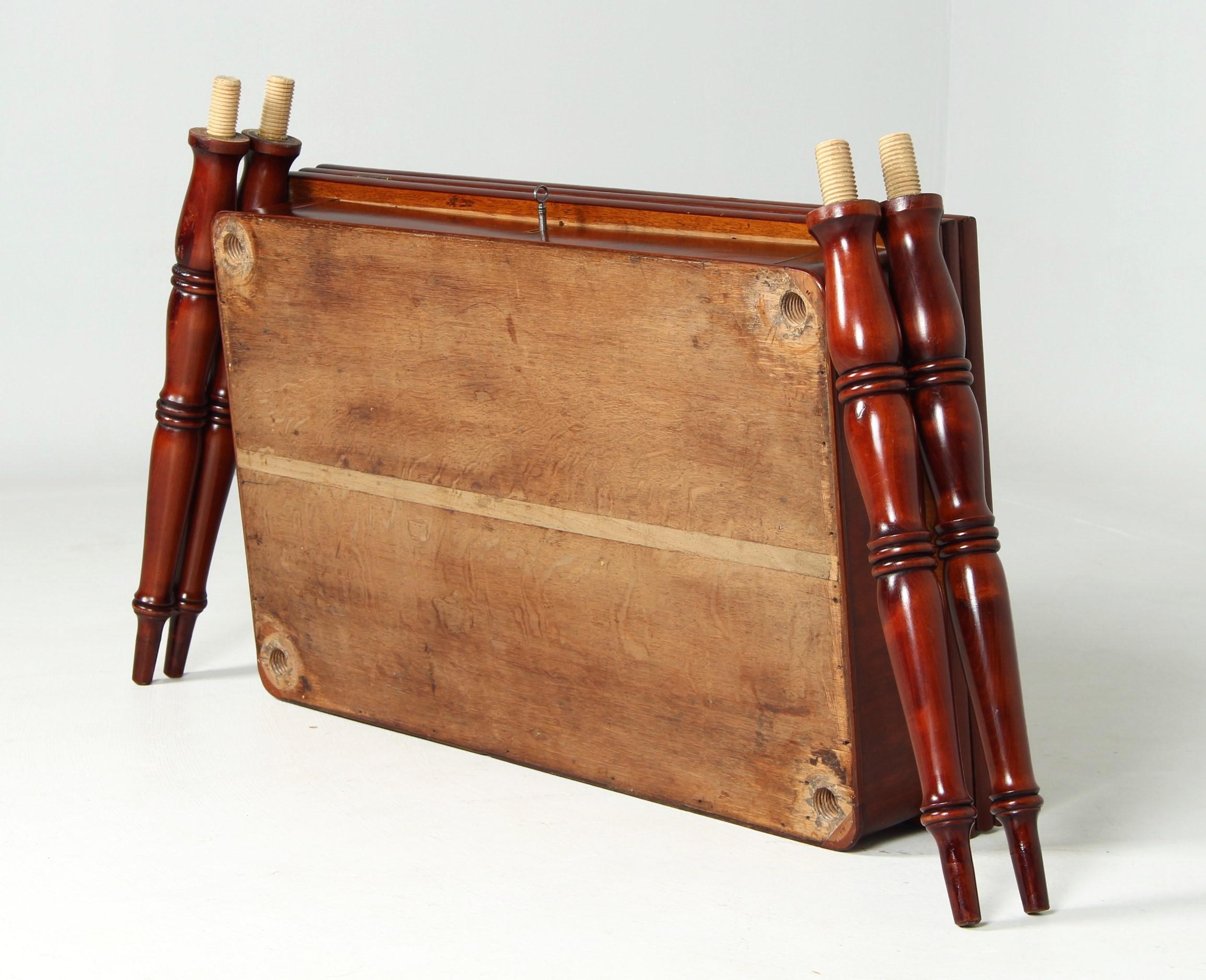 Mid 19th Century High-Adjustable Architect's Table, Mahogany, France, circa 1850 For Sale 9