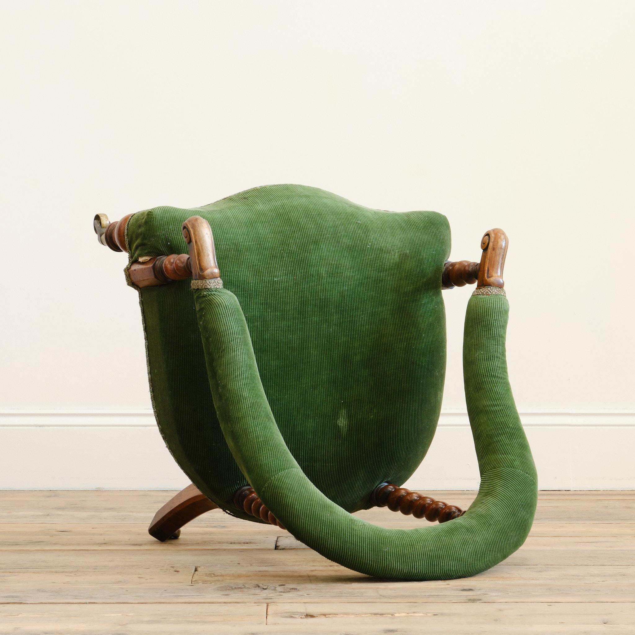 Fauteuil Hindley and sons, milieu du 19e siècle en vente 1