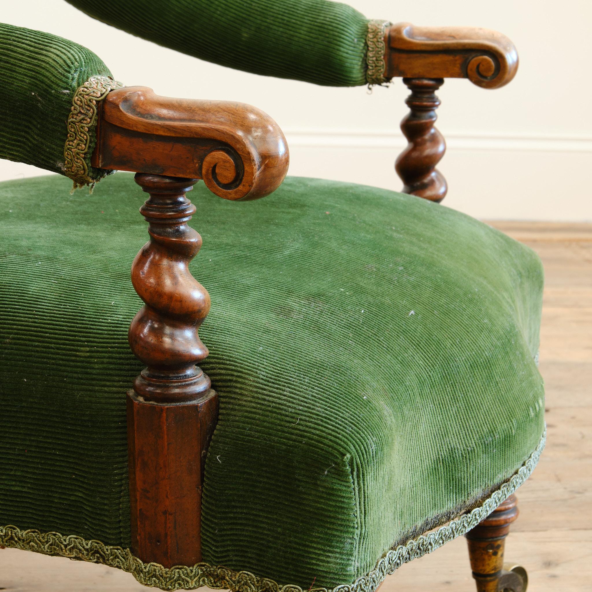Fauteuil Hindley and sons, milieu du 19e siècle en vente 2