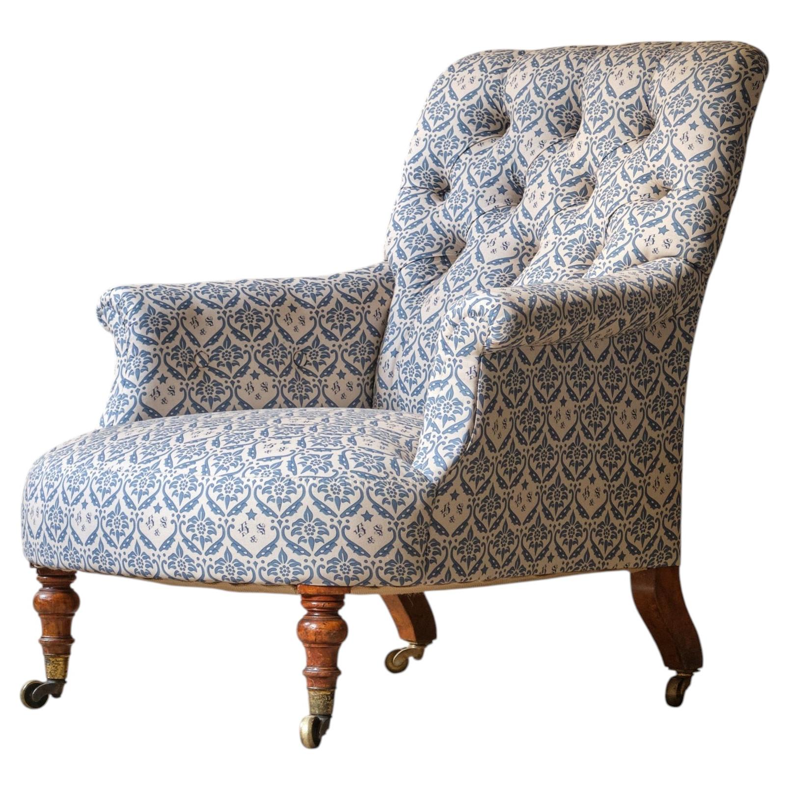 Mid 19th Century Howard & Sons Armchair
