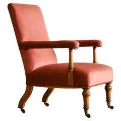 Mid 19th Century Howard Style Open Armchair