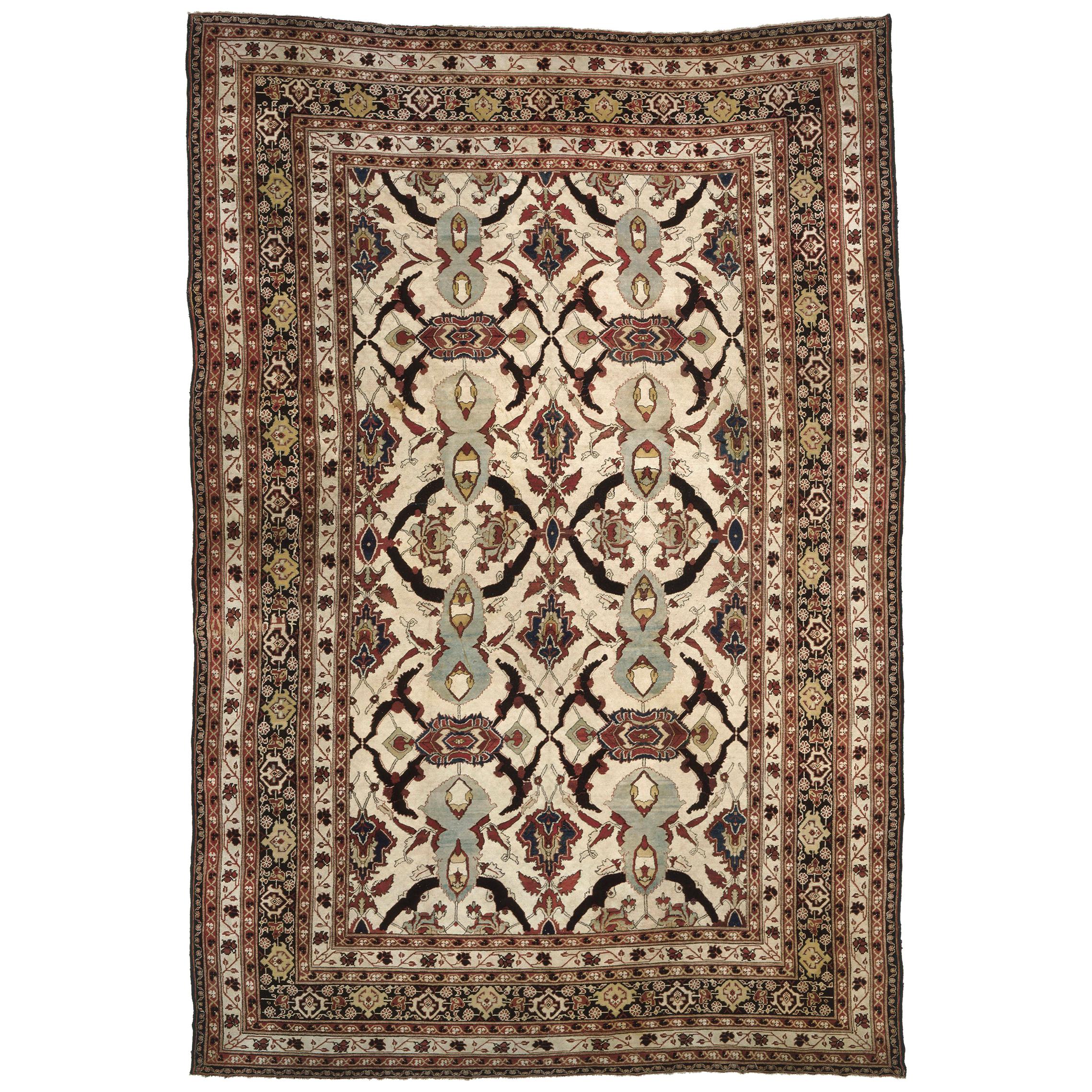 Mid-19th Century Indian Agra Rug