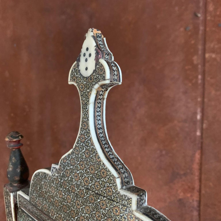 Mid-19th Century Indian Table Mirror For Sale at 1stDibs