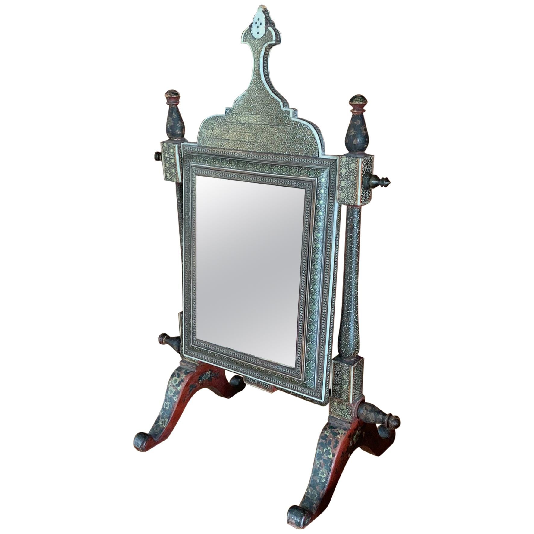 Mid-19th Century Indian Table Mirror