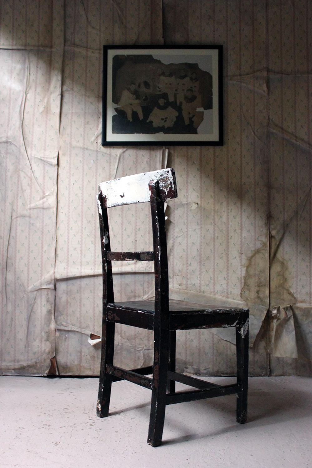Mid-19th Century Irish Painted Carpenters Side Chair, circa 1840 6