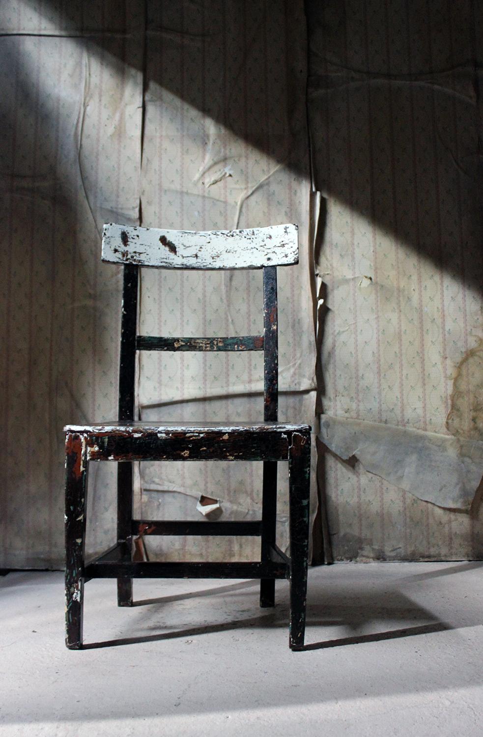 Mid-19th Century Irish Painted Carpenters Side Chair, circa 1840 16