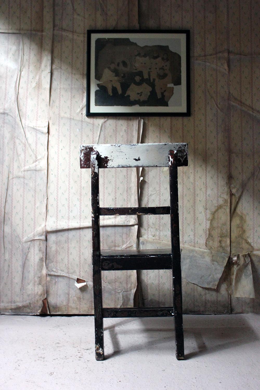 Mid-19th Century Irish Painted Carpenters Side Chair, circa 1840 5