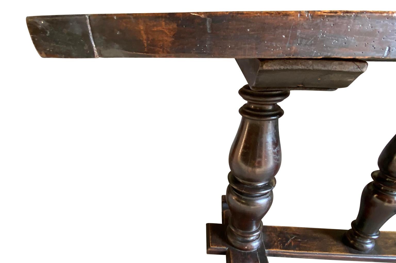 Mid-19th Century Italian Grand Scale Console Table For Sale 3