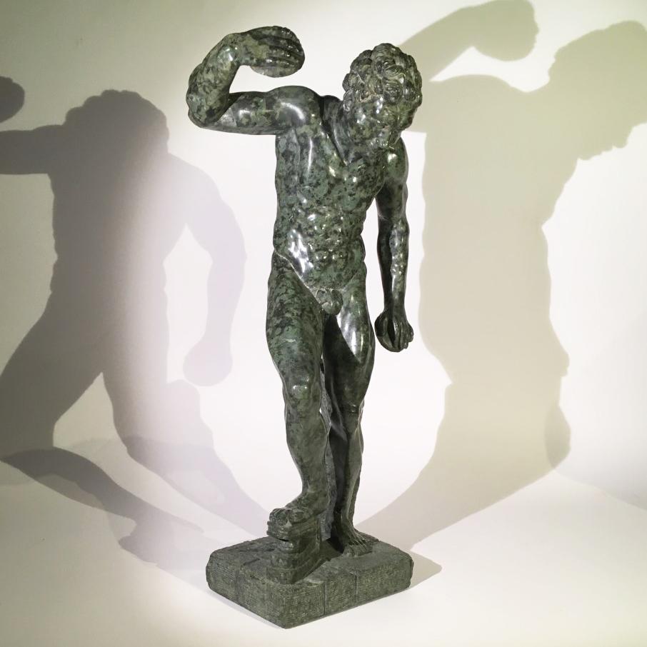 18th Century Mid-19th Century Italian Marble Sculpture of a Dancing Satyr For Sale