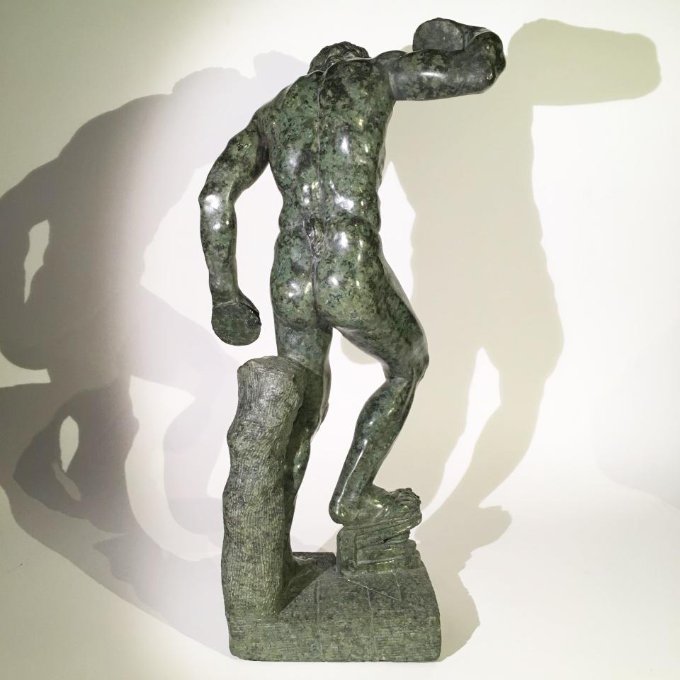 Mid-19th Century Italian Marble Sculpture of a Dancing Satyr For Sale 2