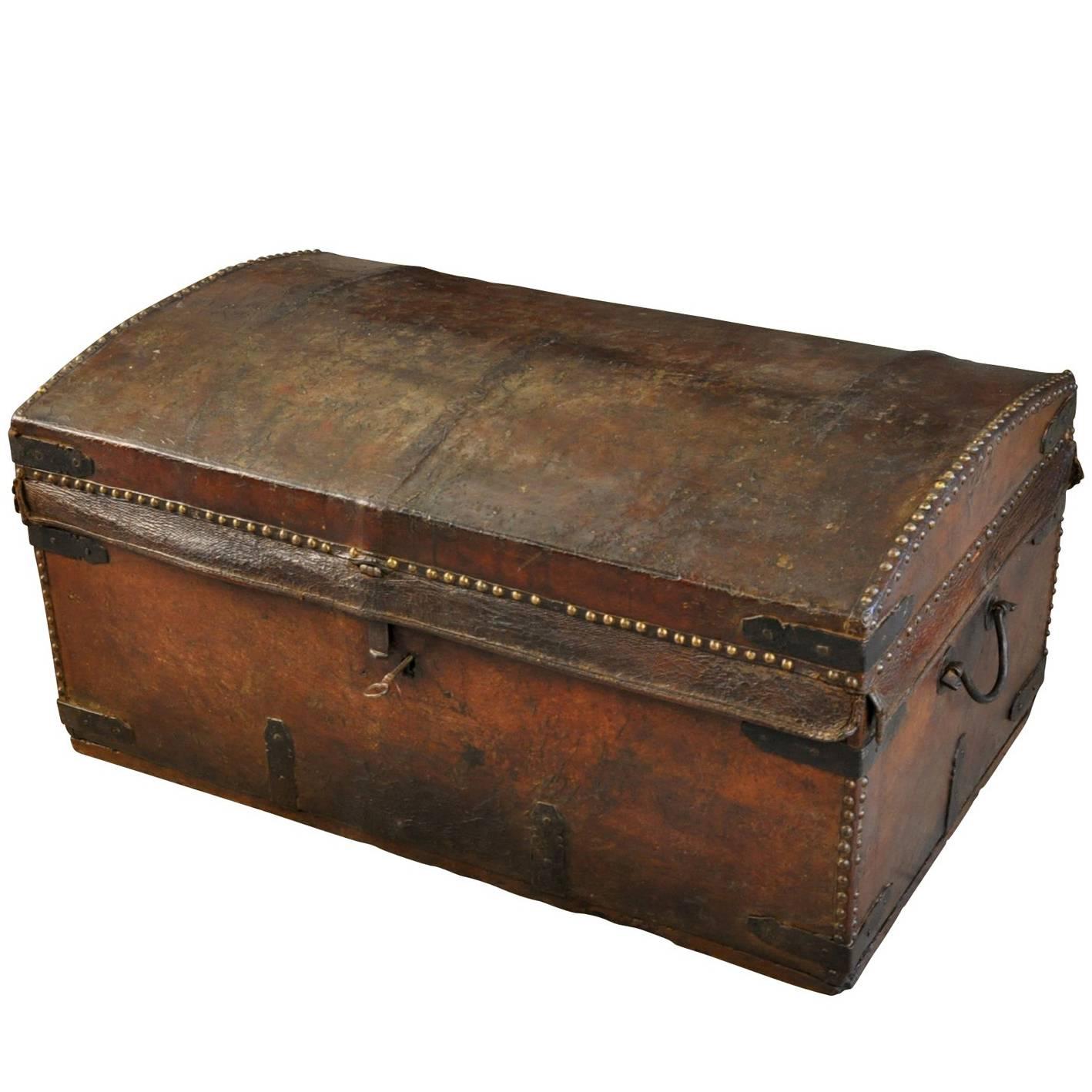 Mid-19th Century Italian Trunk For Sale