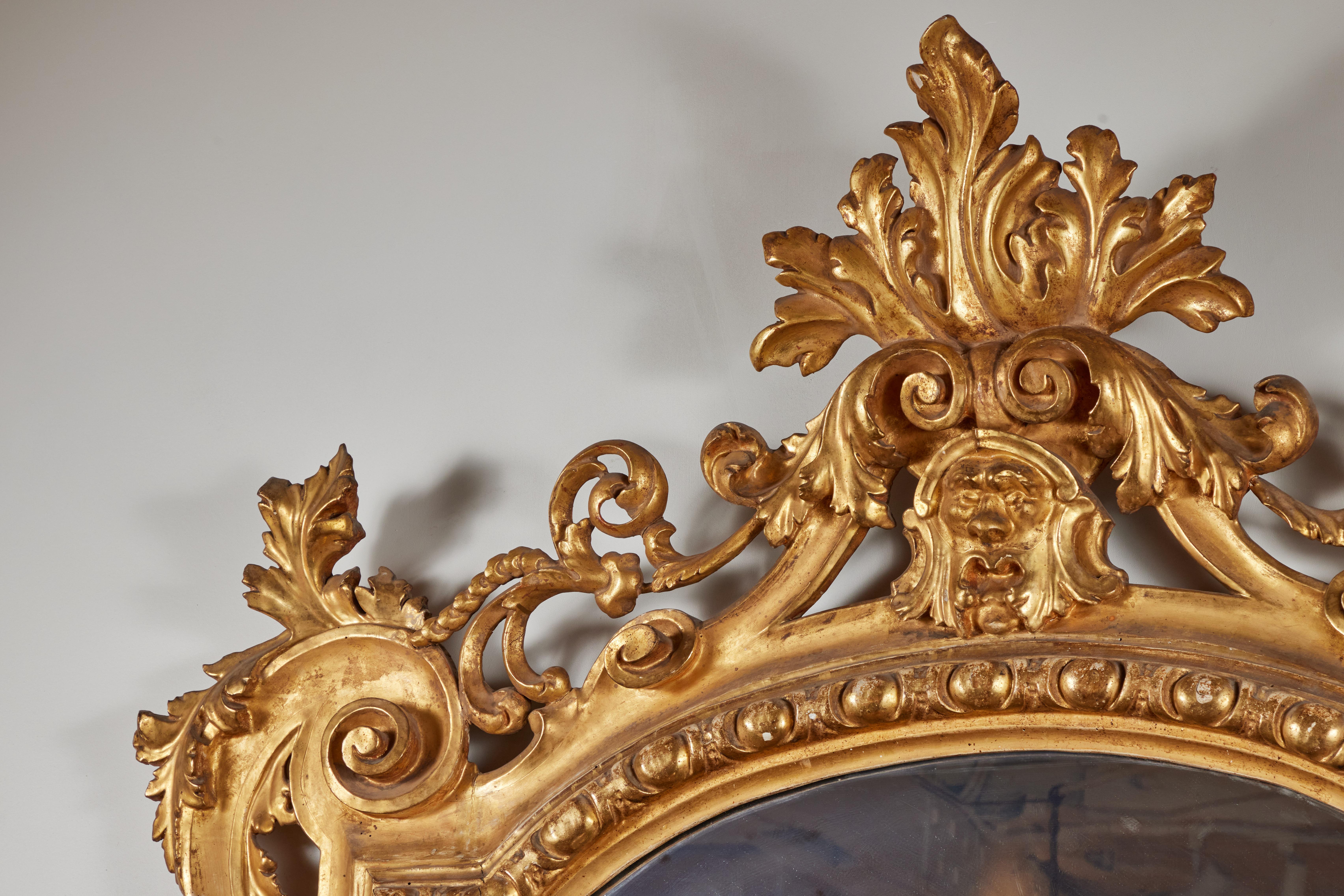 Mid-19th Century, Italian Wall Mirror For Sale 1