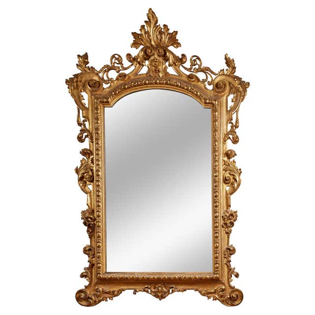 Antique French Mirror For Sale at 1stDibs