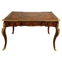Mid-19th Century, Janselme Fils Inlay Writing Table