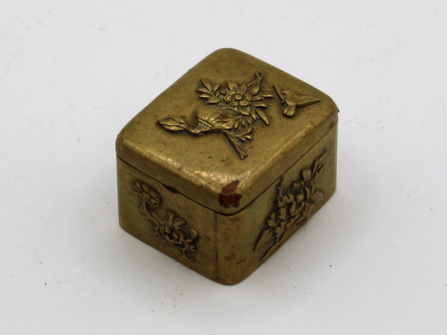 antique stamp box