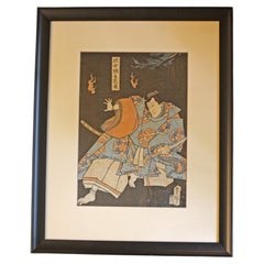Mid-19th Century Japanese Woodblock Print by Utagawa Kunisada