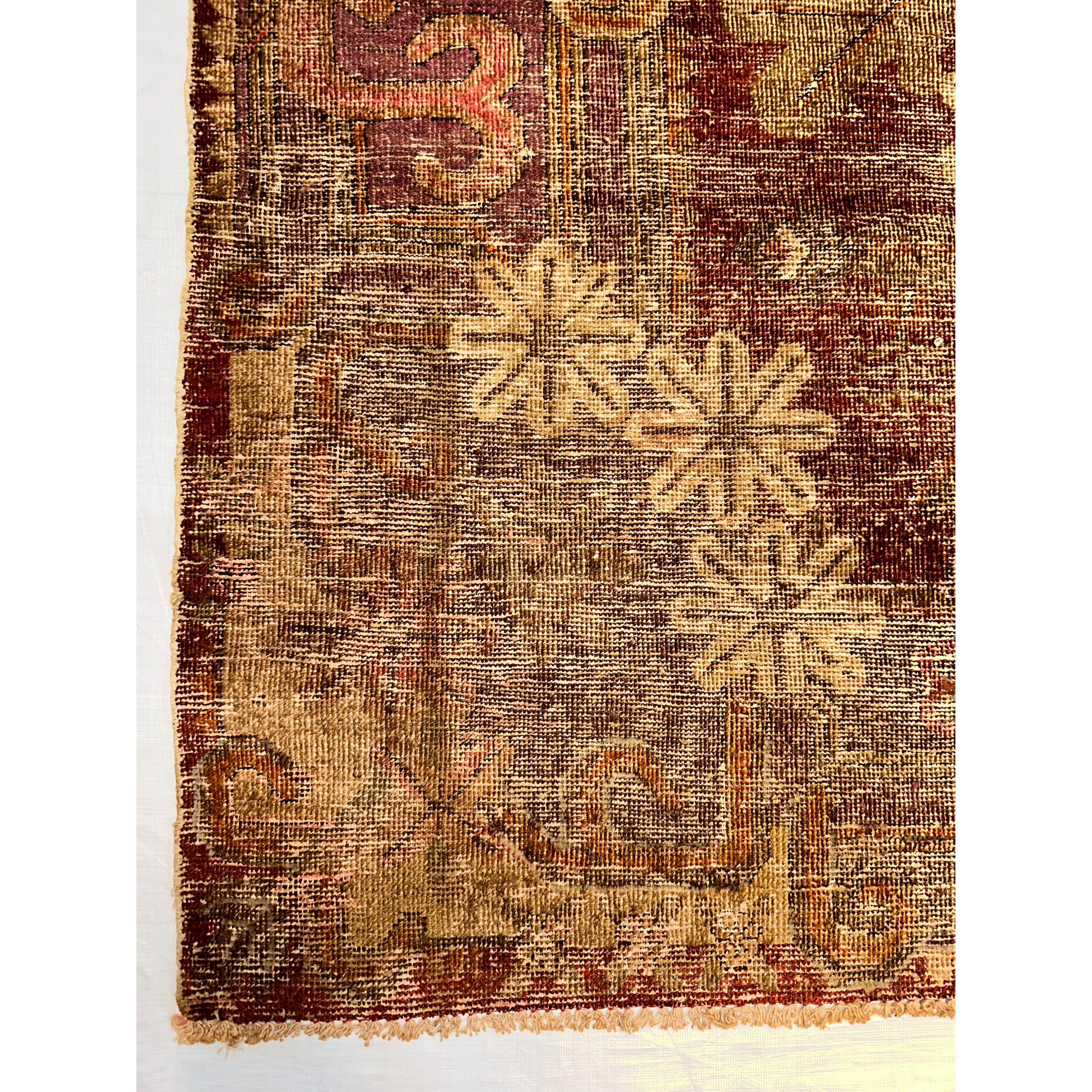 Other Mid-19th Century Khotan Samarkand Rug For Sale