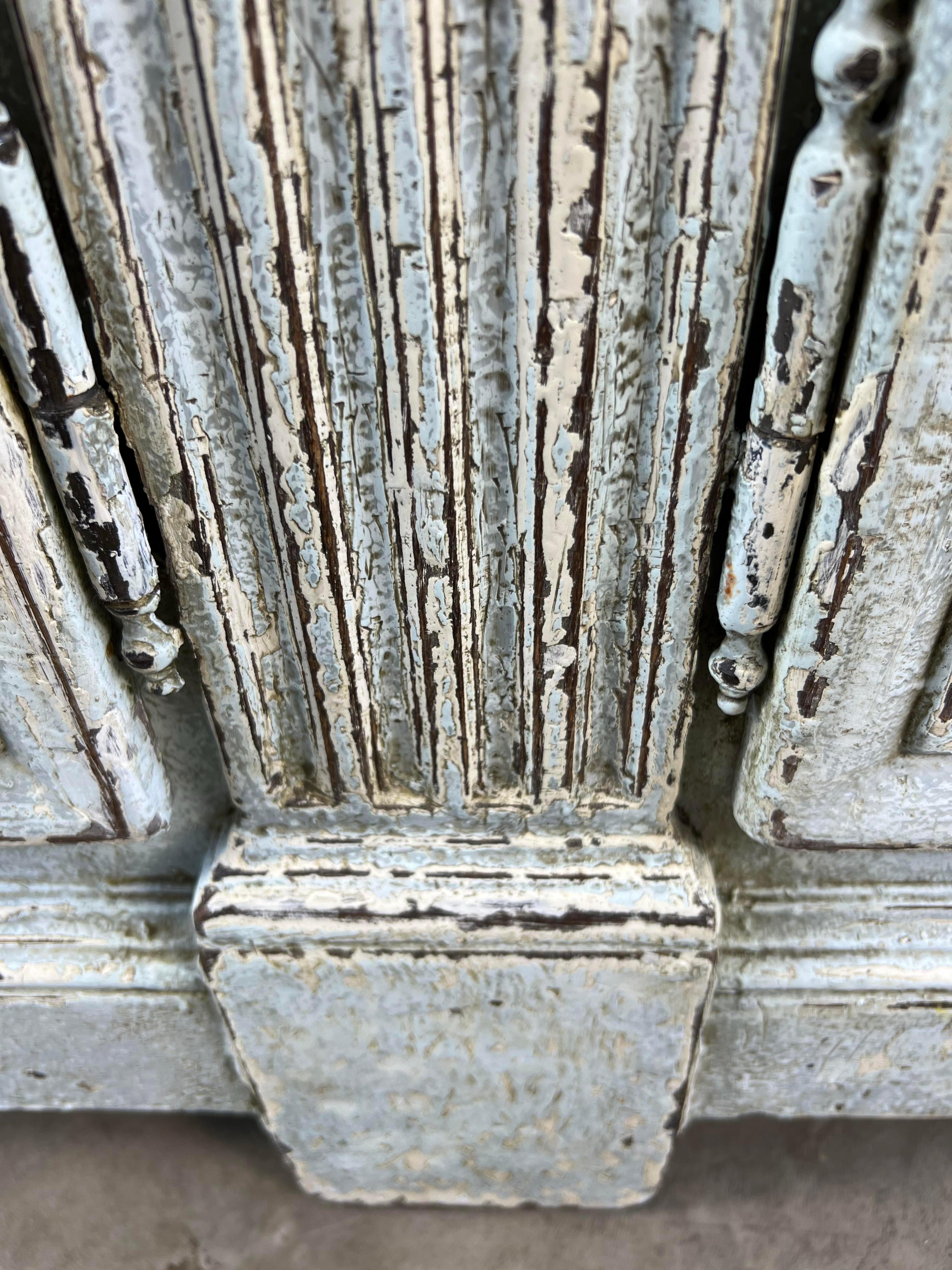 Mid 19th Century Large Flemish Re-painted Sideboard 1