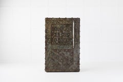 Großer französischer schmiedeeiserner Safe von Magaud De Charf aus der Mitte des 19