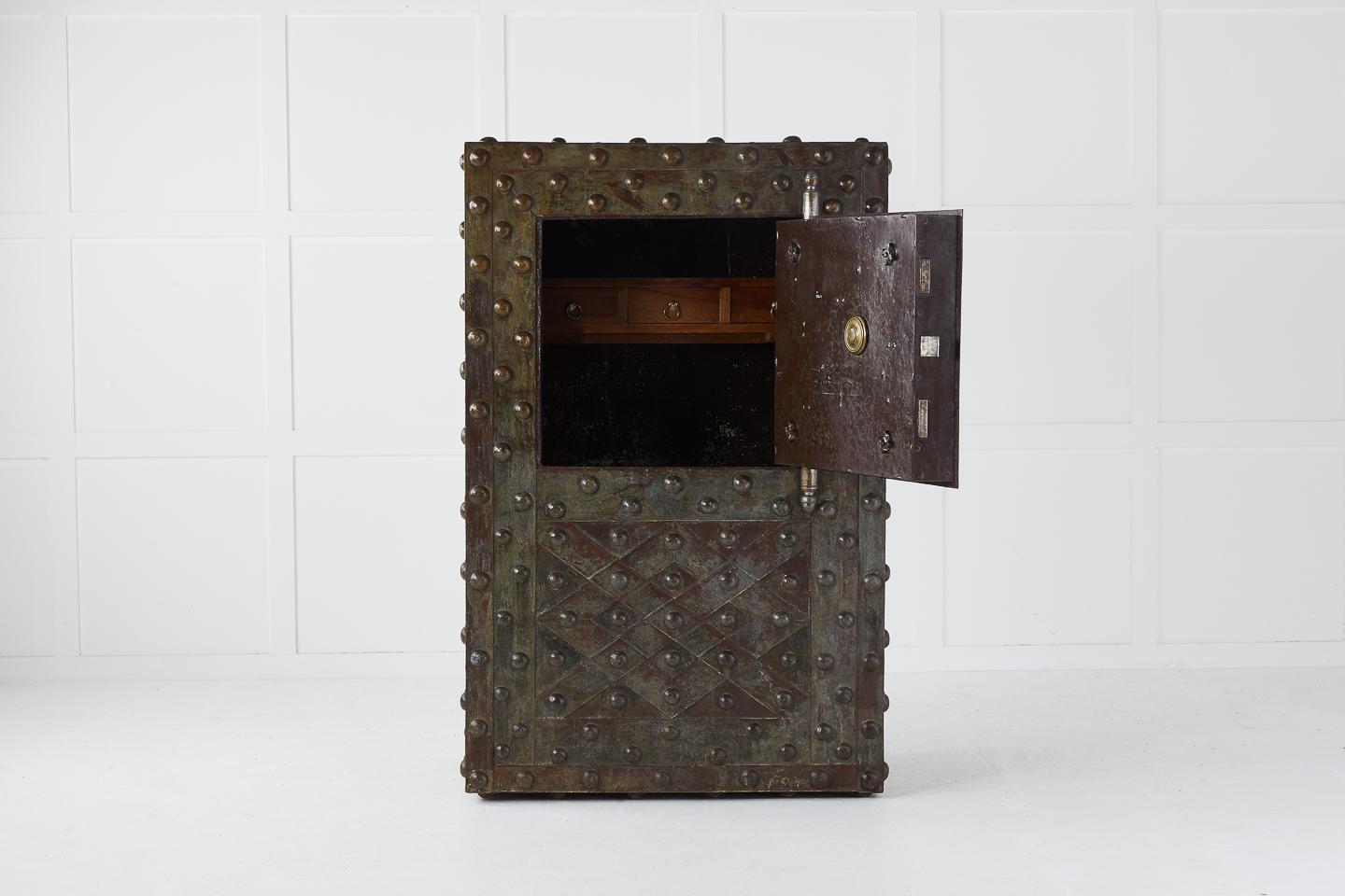Mid-19th Century Large French Wrought Iron Safe by Magaud De Charf 4