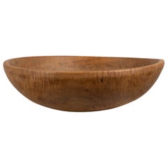 Mid-19th Century Large Swedish Wooden Bowl