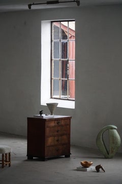 Mid-19th Century, Late Empire Mahogany Chest of Drawers with Four Drawers, 1840s