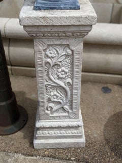 Mid-19th Century Limestone Pedestal from France