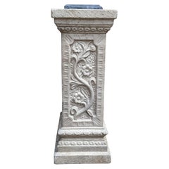 Mid-19th Century Limestone Pedestal from France